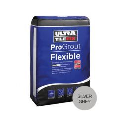 ProGrout Flexible Wall & Floor Tile Grout - Silver Grey 10Kg