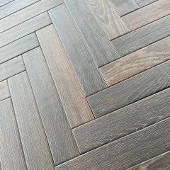 Herringbone Mocha Wood Effect Tiles - 80x442mm_suitable for hallways, kitchens, bathrooms