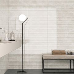 (Cut Sample) Maya White Decor Tile – 200x600mm