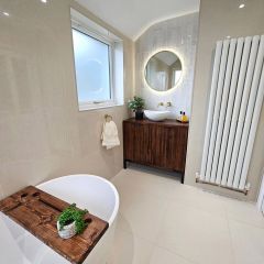 Royale vanilla polished and matt wall and floor-bathroom tiles