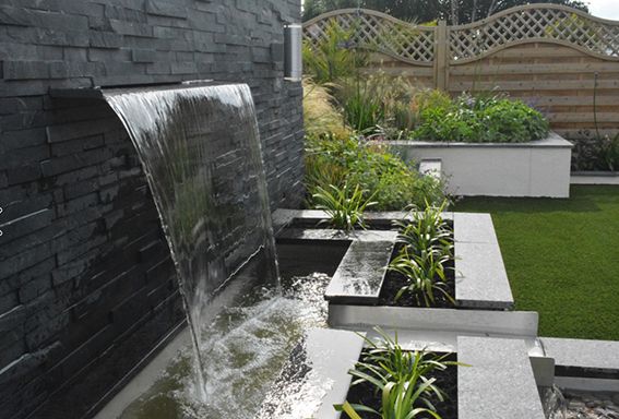 Water features - retaining walls